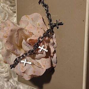 Charm Cross / Heart Bracelet